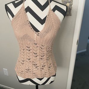 Tan Knitted Top